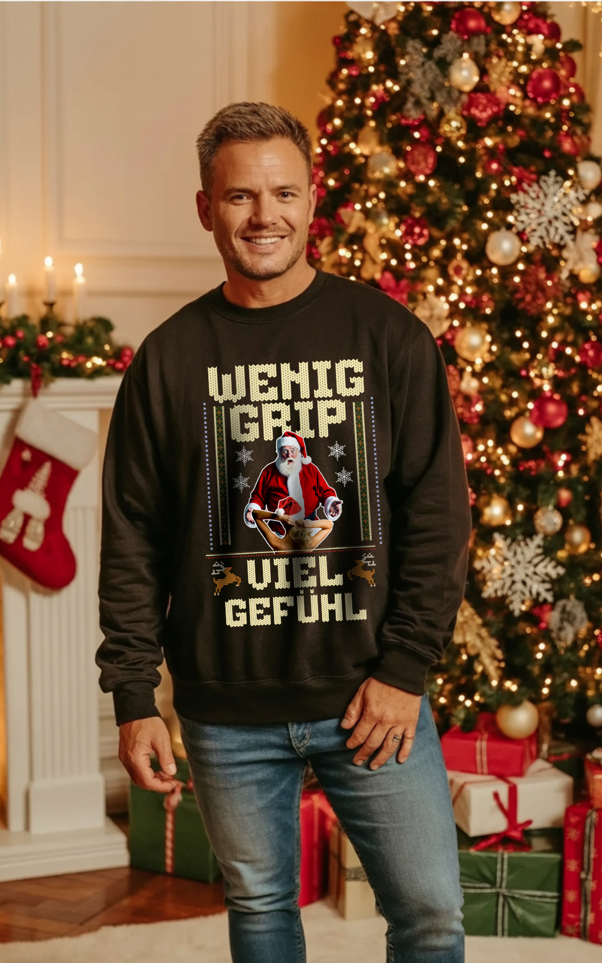 Wenig Grip - CHRISTMAS SWEATER UNISEX