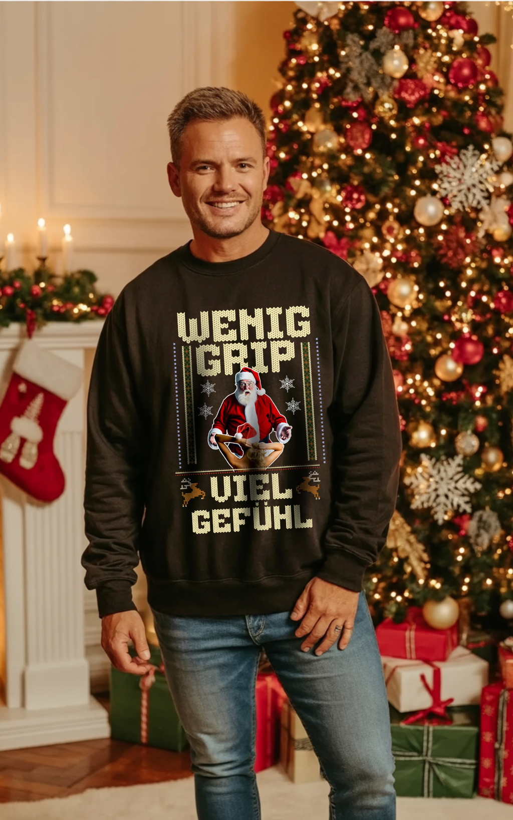 Wenig Grip - CHRISTMAS SWEATER UNISEX