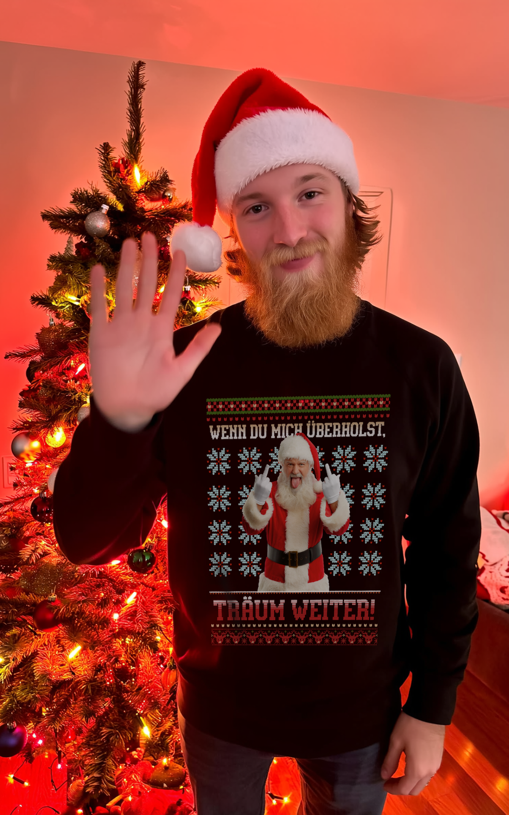 Träum weiter! - CHRISTMAS SWEATER UNISEX