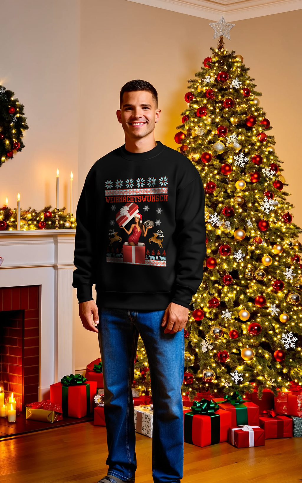 Weihnachtswunsch - CHRISTMAS SWEATER UNISEX