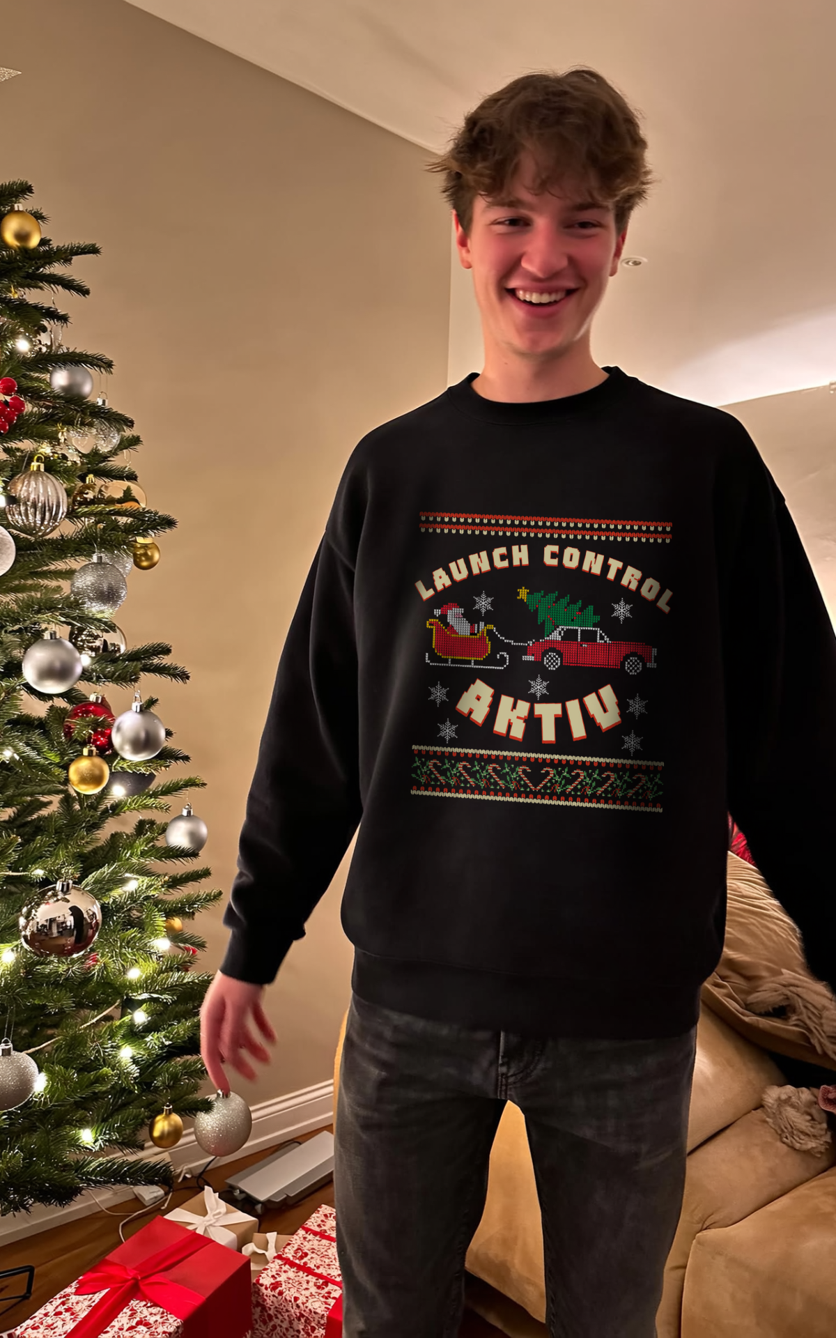 Launch Control - CHRISTMAS SWEATER UNISEX